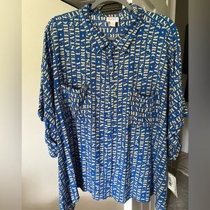 NEW United States of America rayon blouse
